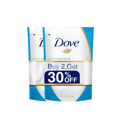 DOVE DOVE Gentle Exfoliate Body Wash Buy 2 650G At 30% Off