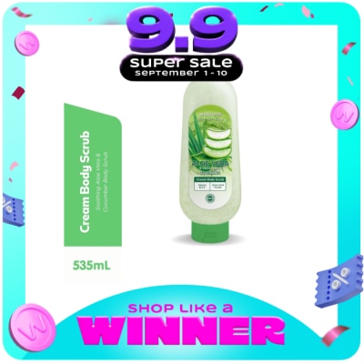 WATSONS - WATSONS LOVE MY SKIN Aloe Vera & Cucumber Soothing Cream Body Scrub 535ml image