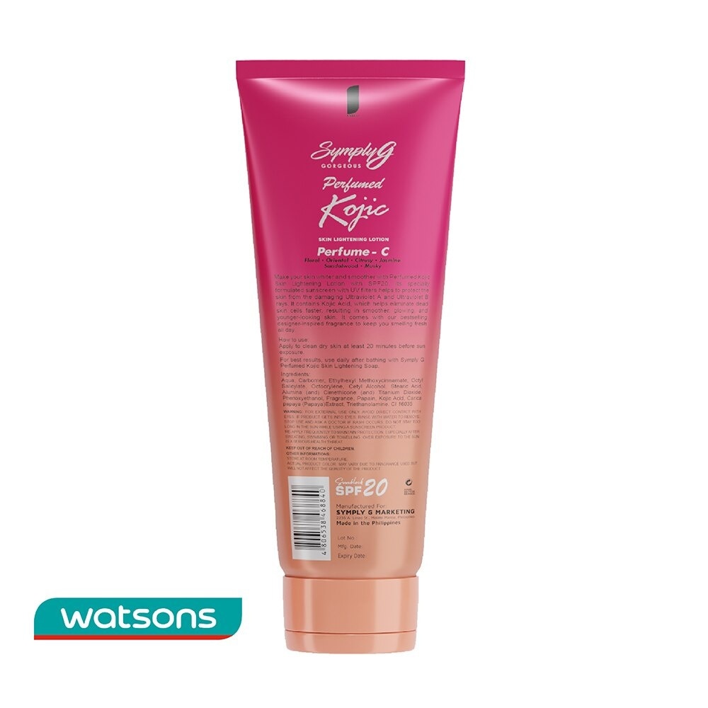 Symply G Kojic Lotion SPF20 220ml