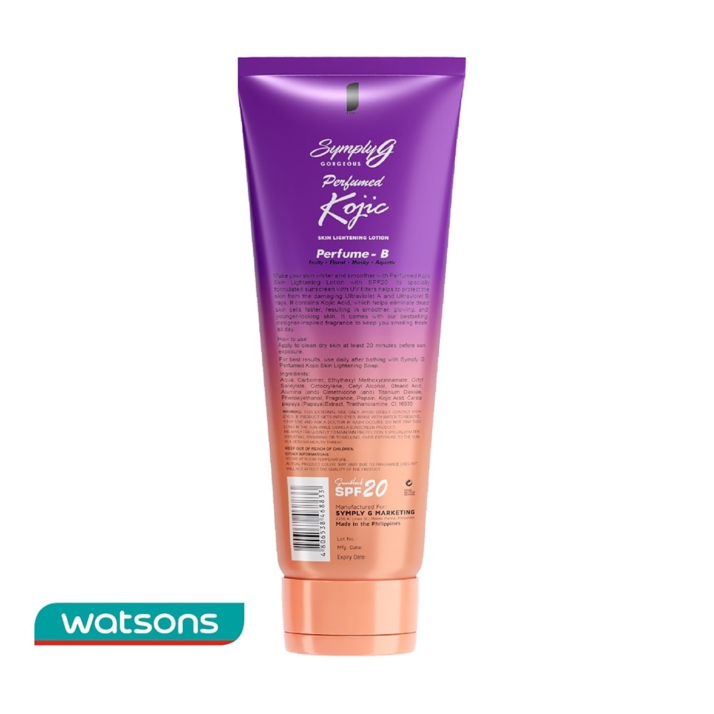 Symply G Kojic Lotion SPF20 220ml