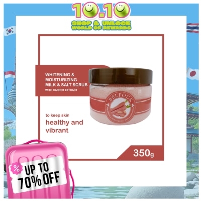 BELFOUR BELFOUR Whitening Moisturizing Milk Salt Scrub with Carrot Extract 350g