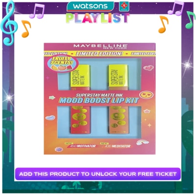 MAYBELLINE MAYBELLINE Superstay Matte Ink Mood Boost Lip Kit Motivator And Meditator