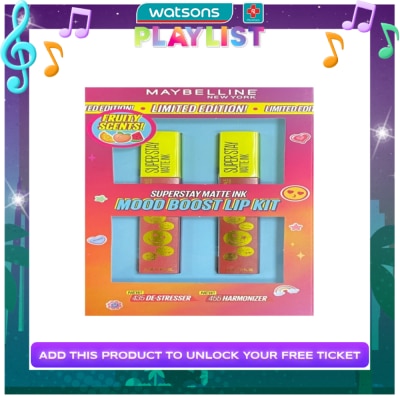 MAYBELLINE MAYBELLINE Superstay Matte Ink Mood Boost Lip Kit De Stresser And Harmonizer