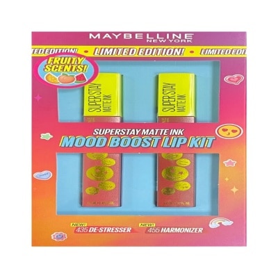 MAYBELLINE MAYBELLINE Superstay Matte Ink Mood Boost Lip Kit De Stresser And Harmonizer