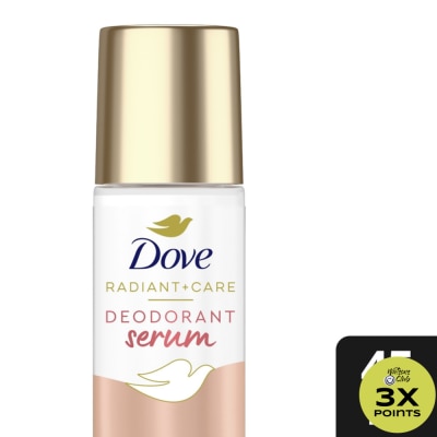 DOVE Dove Radiant + Care Deodorant Serum Roll On 3% Niacinamide 10x Vitamin C&E Dark Marks Reducer 45ml