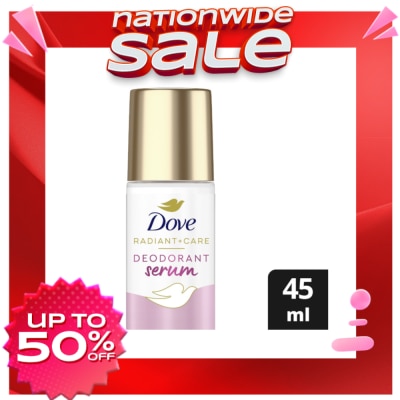 DOVE Dove Radiant + Care Deodorant Serum Roll On 3% Niacinamide 10x Collagen Deep Renew 45ml