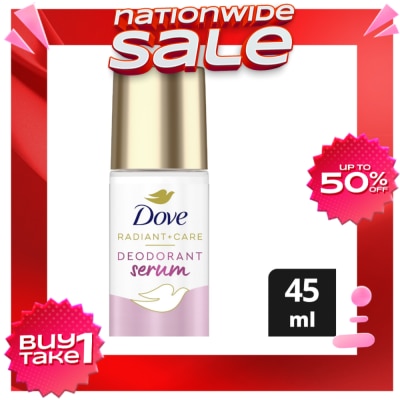 DOVE Dove Radiant + Care Deodorant Serum Roll On 3% Niacinamide 10x Collagen Deep Renew 45ml