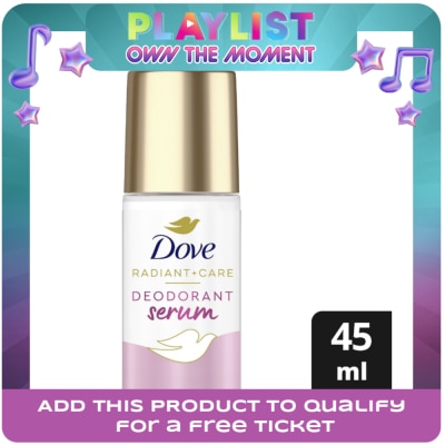 DOVE - Dove Radiant + Care Deodorant Serum Roll On 3% Niacinamide 10x Collagen Deep Renew 45ml