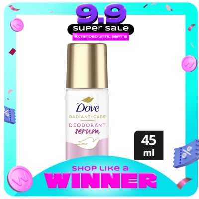 DOVE - Dove Radiant + Care Deodorant Serum Roll On 3% Niacinamide 10x Collagen Deep Renew 45ml image