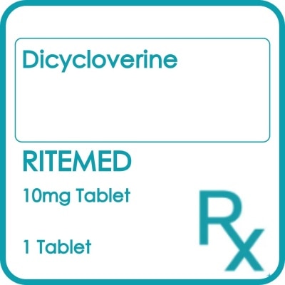 RITEMED RITEMED Dicycloverine 10mg Tablet Sold Per Piece [PRESCRIPTION REQUIRED] image