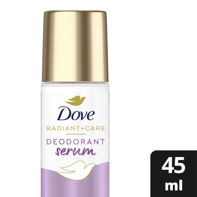 DOVE Dove Radiant + Care Deodorant Serum Roll On 3% Niacinamide 10x Omega 6 Pore Smoothener 45ml