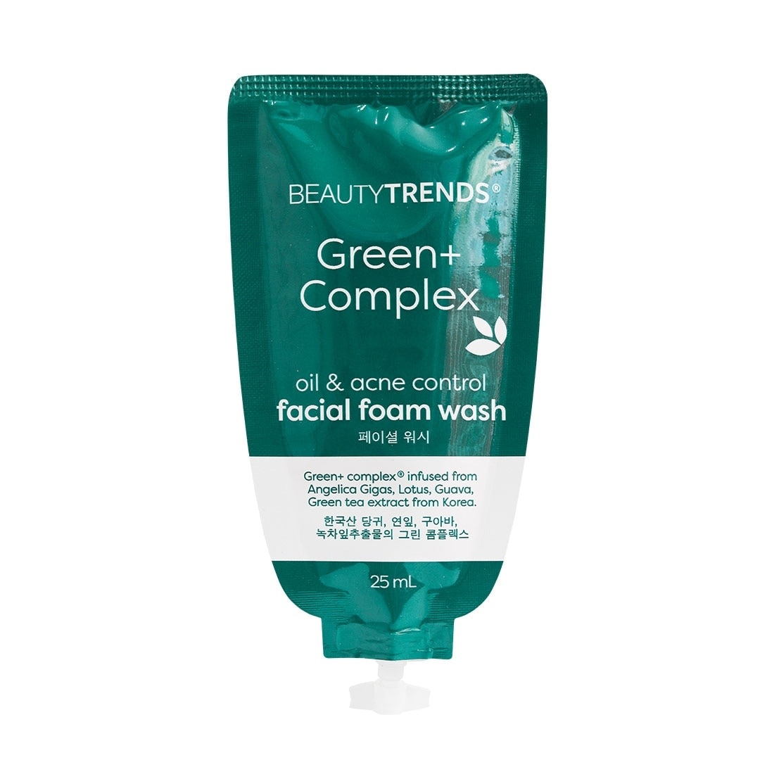 Green+ Complex Oil & Acne Control Facial Foam Wash 25ml