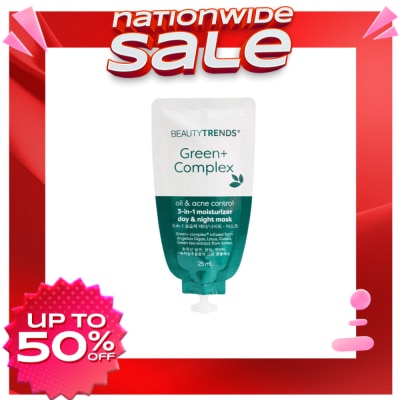 BEAUTYTRENDS Green+ Oil & Acne Control 3in1 Moisturizer Mask 25ml