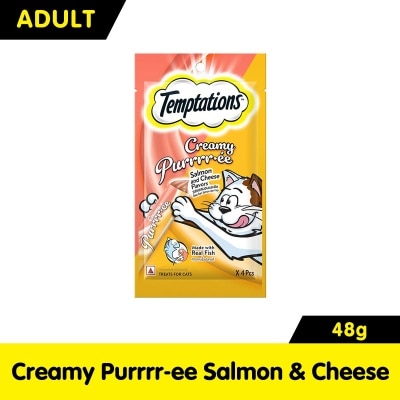 TEMPTATIONS Creamy Purree Salmon & Cheese 4s 48g