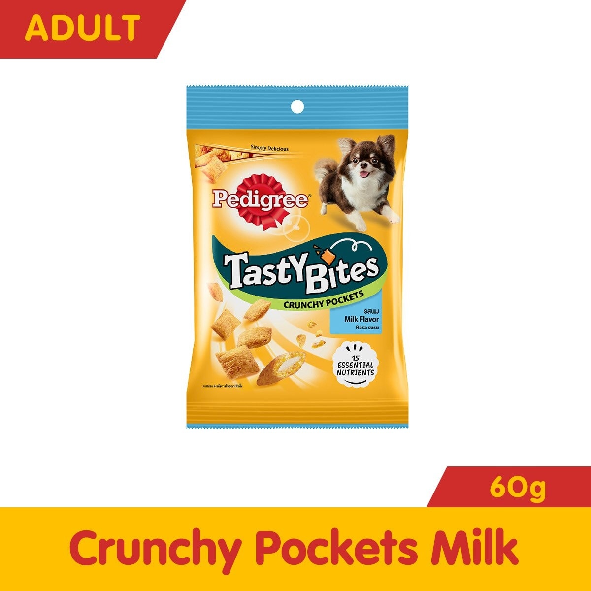 Tasty Bites Crunchy Pockets Milk 50g