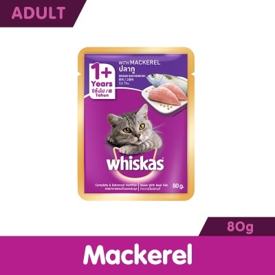 WHISKAS Pouch Mackerel 80g