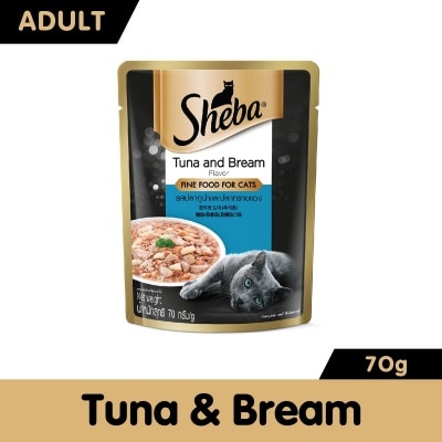 SHEBA Pouch Tuna & Bream 70g