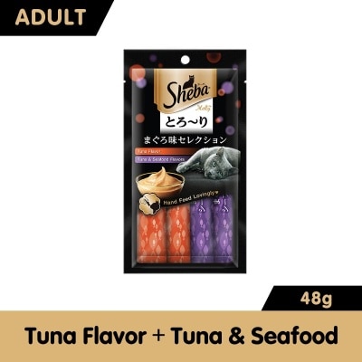 SHEBA Melty Tuna & Seafood Flavor 4s 48g