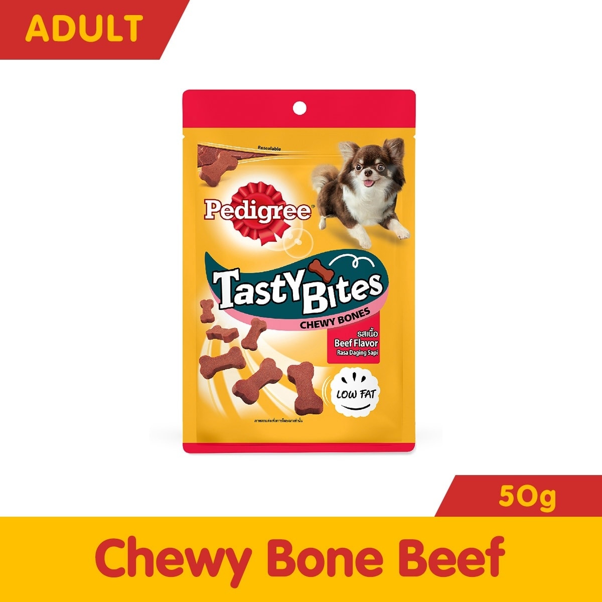 Tasty Bites Chewy Bones Beef 50g