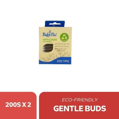 BABYFLO BABYFLO Eco-Friendly Gentle Buds 200 Tips x2