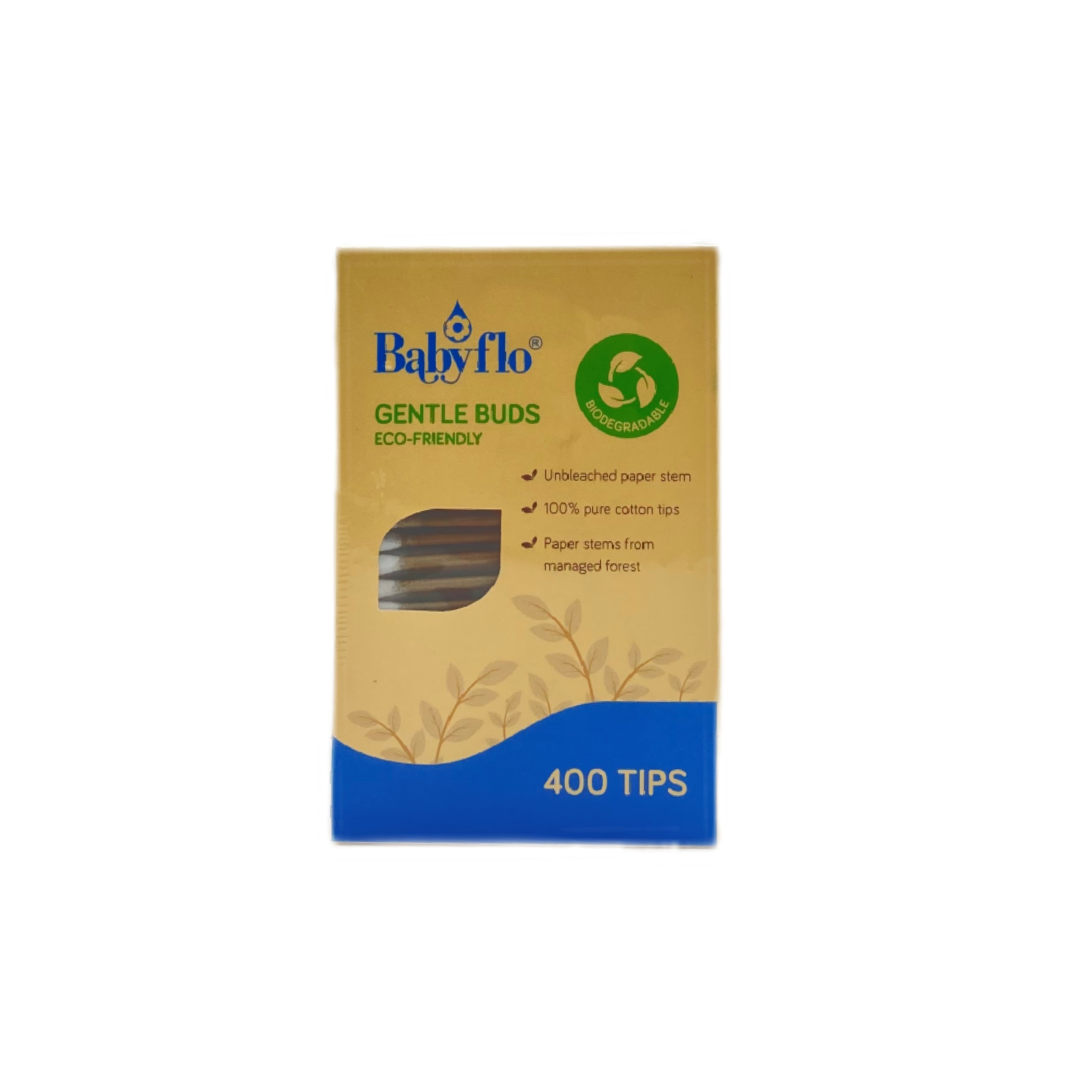 BABYFLO GENTLE BUDS ECO-FRIENDLY 400S 2S