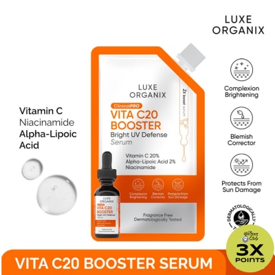LUXE ORGANIX LUXE ORGANIX Clinical Pro Vita C20 Booster Bright UV Defense Serum 7ml