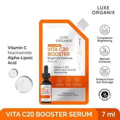 LUXE ORGANIX LUXE ORGANIX Clinical Pro Vita C20 Booster Bright UV Defense Serum 7ml