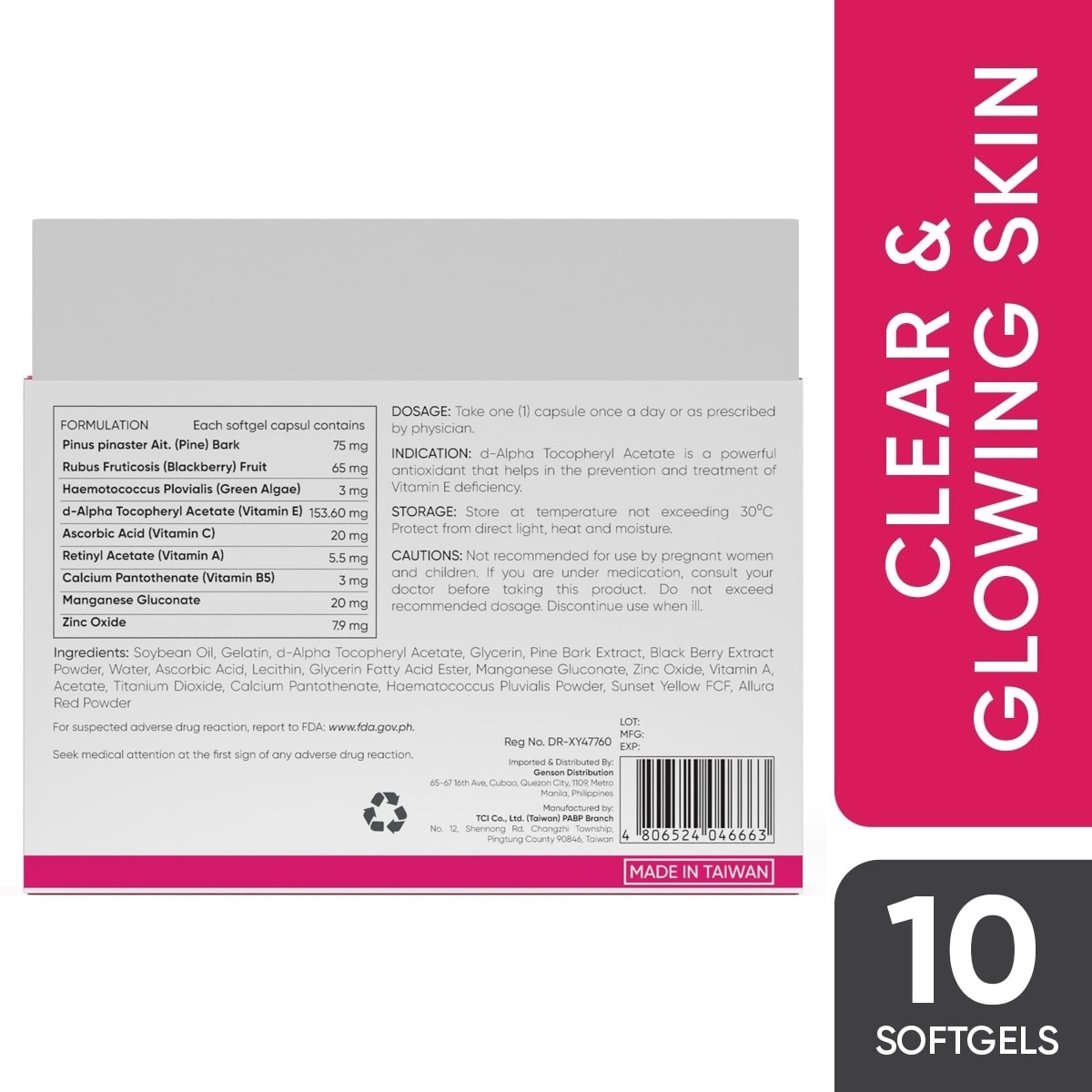 Glow-E Soft Gel Capsules Vitamin 10s