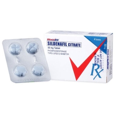 RITEMED - Rm Sildenafil 50Mg Tab Sold Per Piece [PRESCRIPTION REQUIRED]