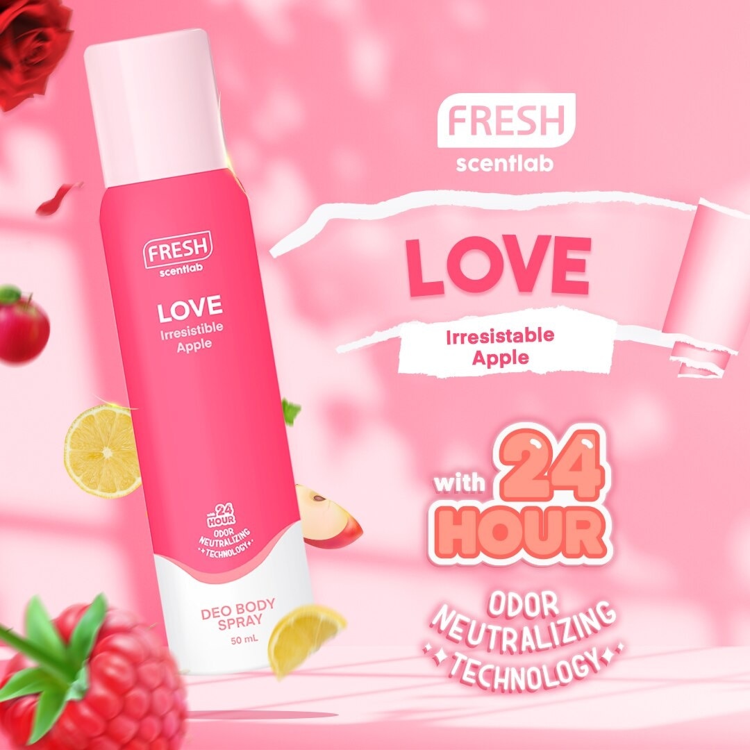 FRESH Scentlab Love Irrisistable Apple Deo Body Spray 50ml