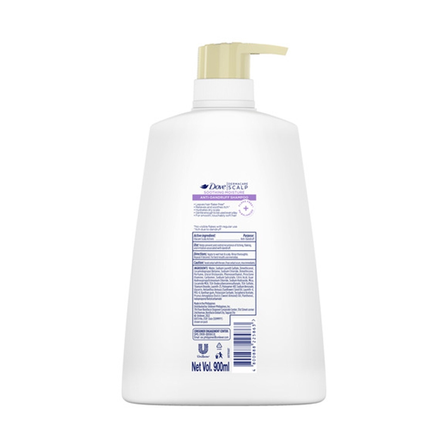 Dermacare Scalp Anti-Dandruff Soothing Moisture Shampoo 900ML