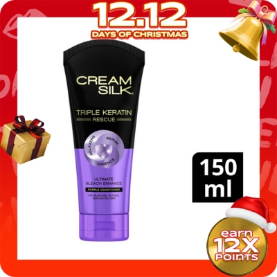 CREAMSILK Triple Keratin Rescue Ultimate Bleach Enhance Purple Conditioner 150ml