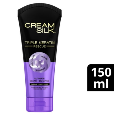 CREAMSILK - Triple Keratin Rescue Ultimate Bleach Enhance Purple Conditioner 150ml