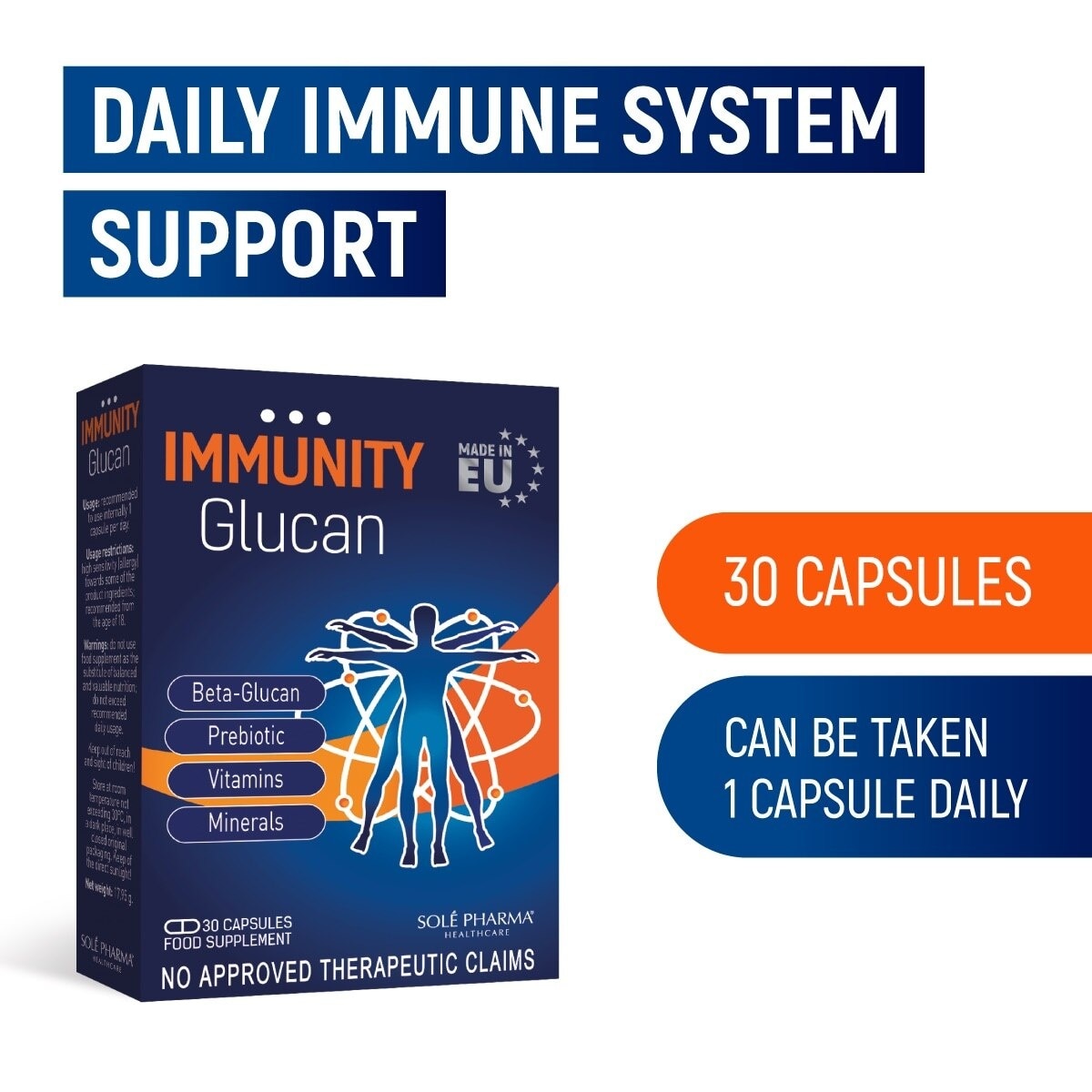 Immunity Glucan 30 Capsules