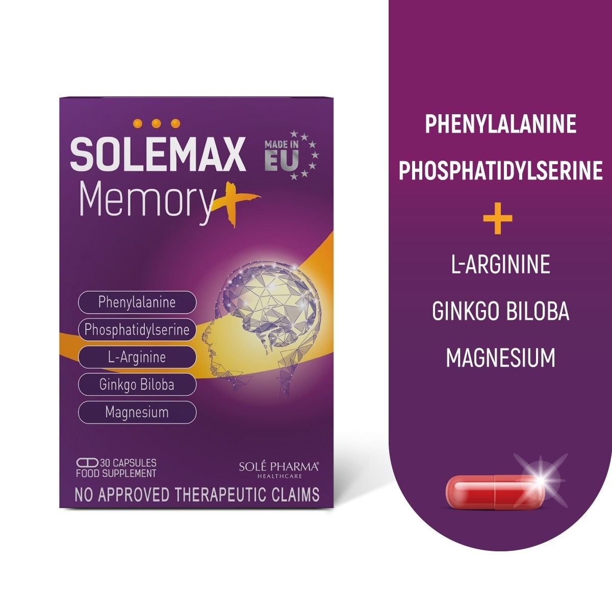 Solemax Memory Plus 30 Capsules