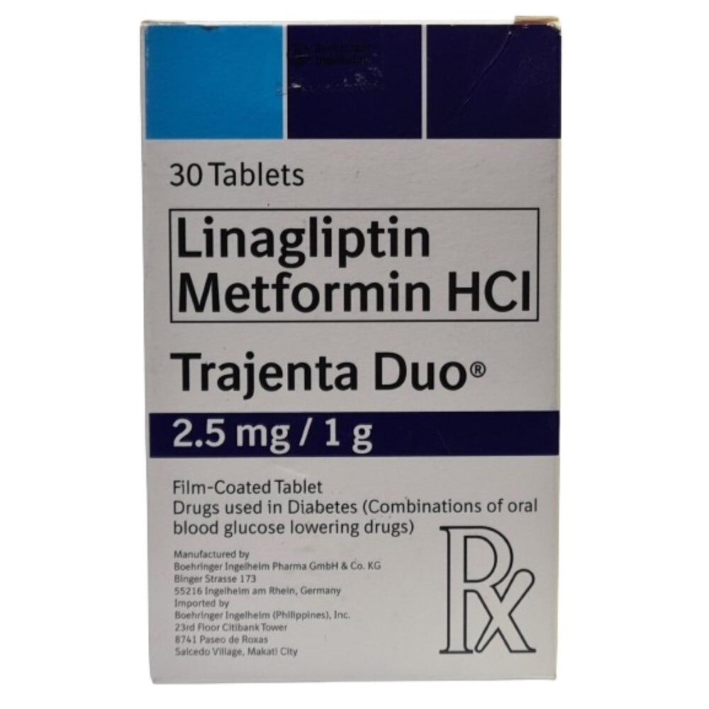 Trajenta Duo 2.5Mg/1G Fct Sold Per Piece [PRESCRIPTION REQUIRED]