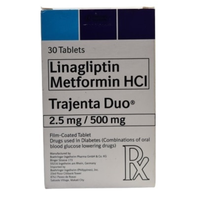 TRAJENTA DUO Trajenta Duo 2.5Mg/500Mg Fct Sold Per Piece [PRESCRIPTION REQUIRED]