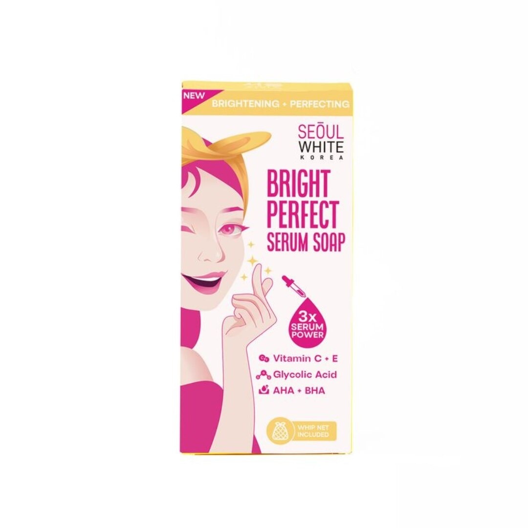 SEOUL WHITE Bright Renew Serum Soap 90g