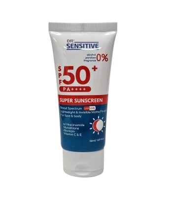 DR SENSITIVE Super Sunscreen for Face and Body SPF50 50ml