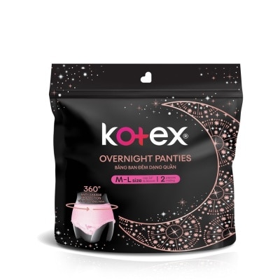 KOTEX KOTEX Overnight Panties M to L Size 2s