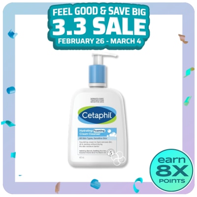CETAPHIL Hydrating Foaming Cream - 473 ML