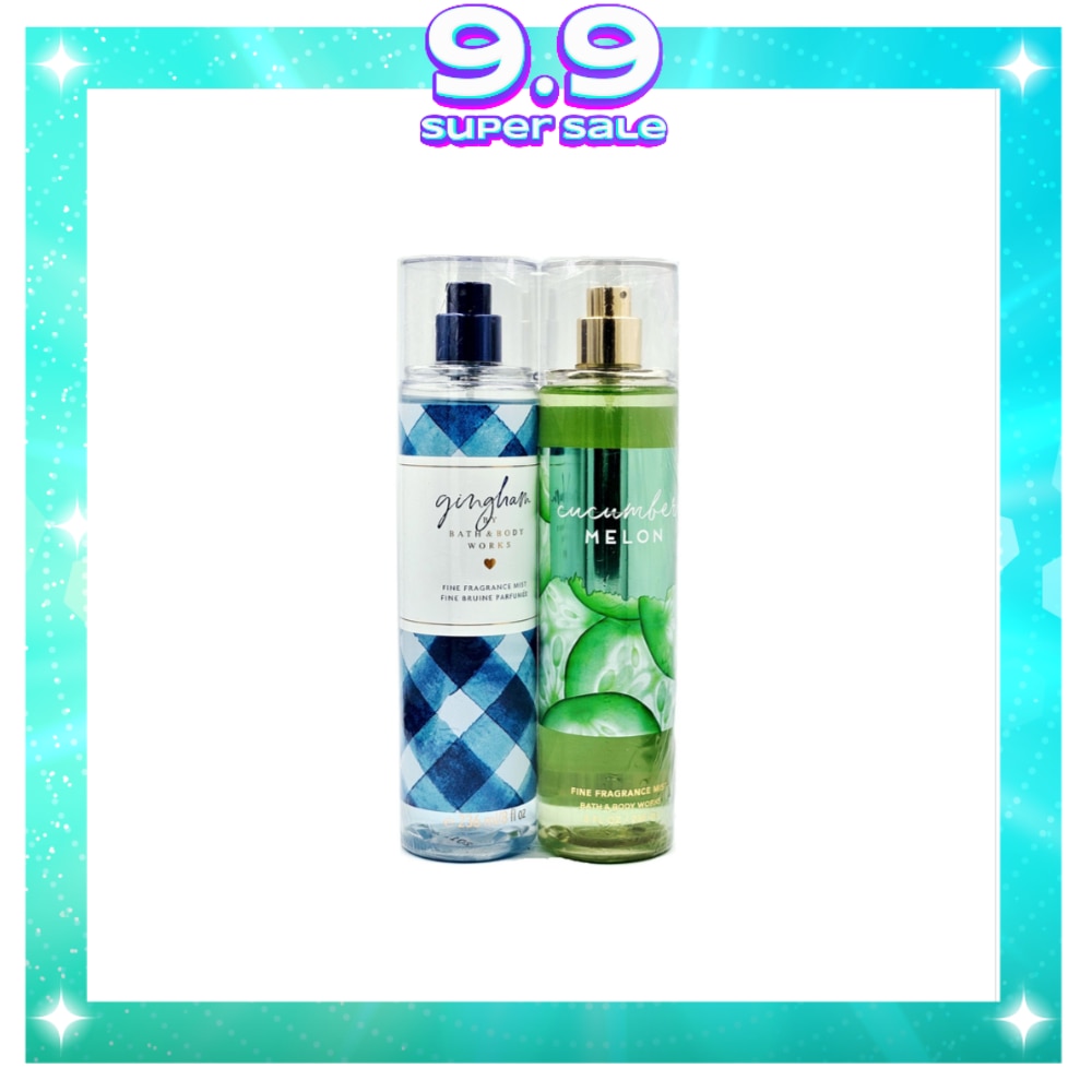 BATH N BODY WORKS Gs Gingham Blue + Cucumber Melon 236ml