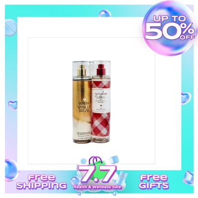 BATH N BODY WORKS BATH N BODY WORKS Gs Warm Vanilla Sugar + Gingham Love 236ml