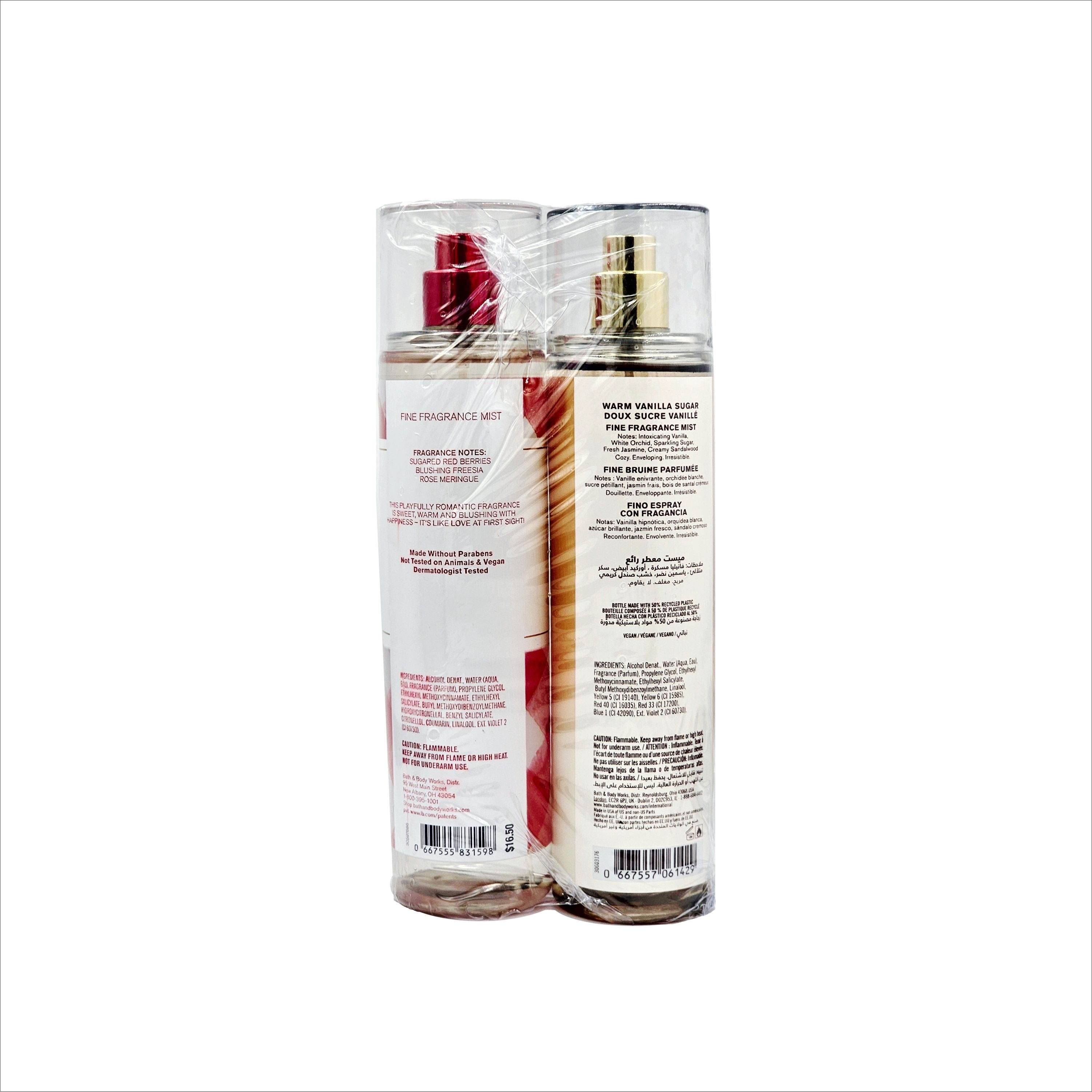 BATH N BODY WORKS Gs Warm Vanilla Sugar + Gingham Love 236ml