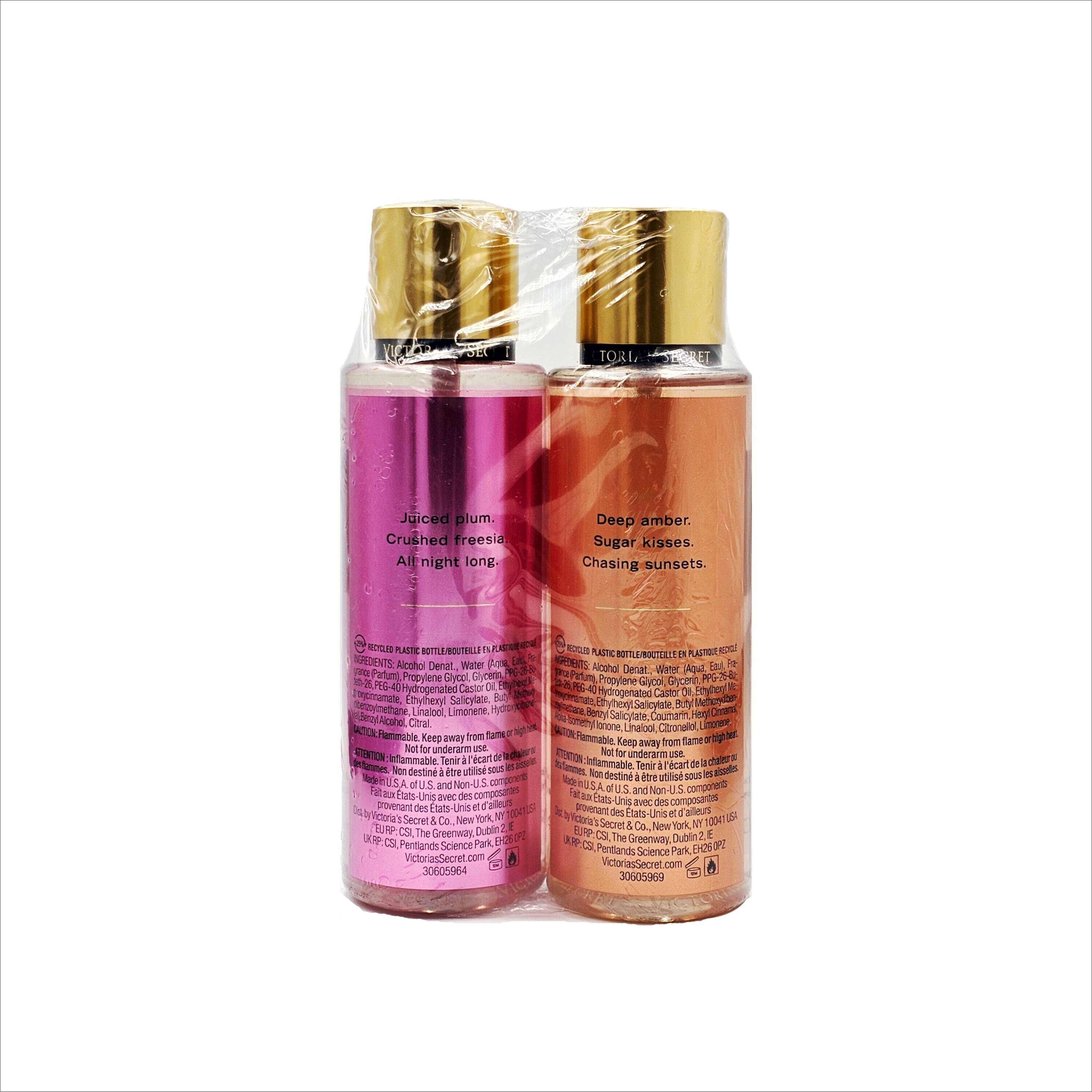 VICTORIA SECRET Gs Pure Seduction + Amber Romance 250Ml