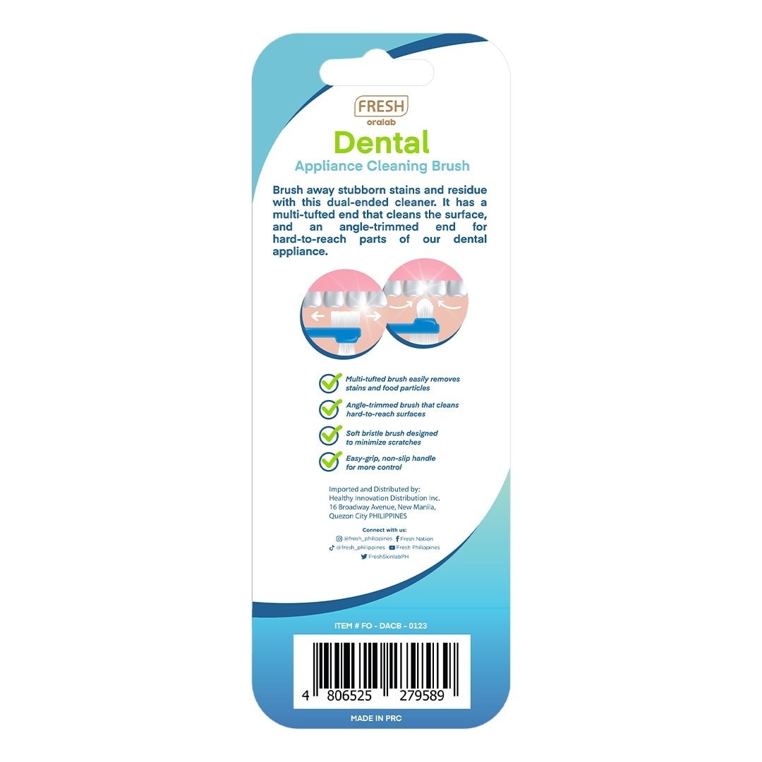 Dental Appliance Cleaning Brush