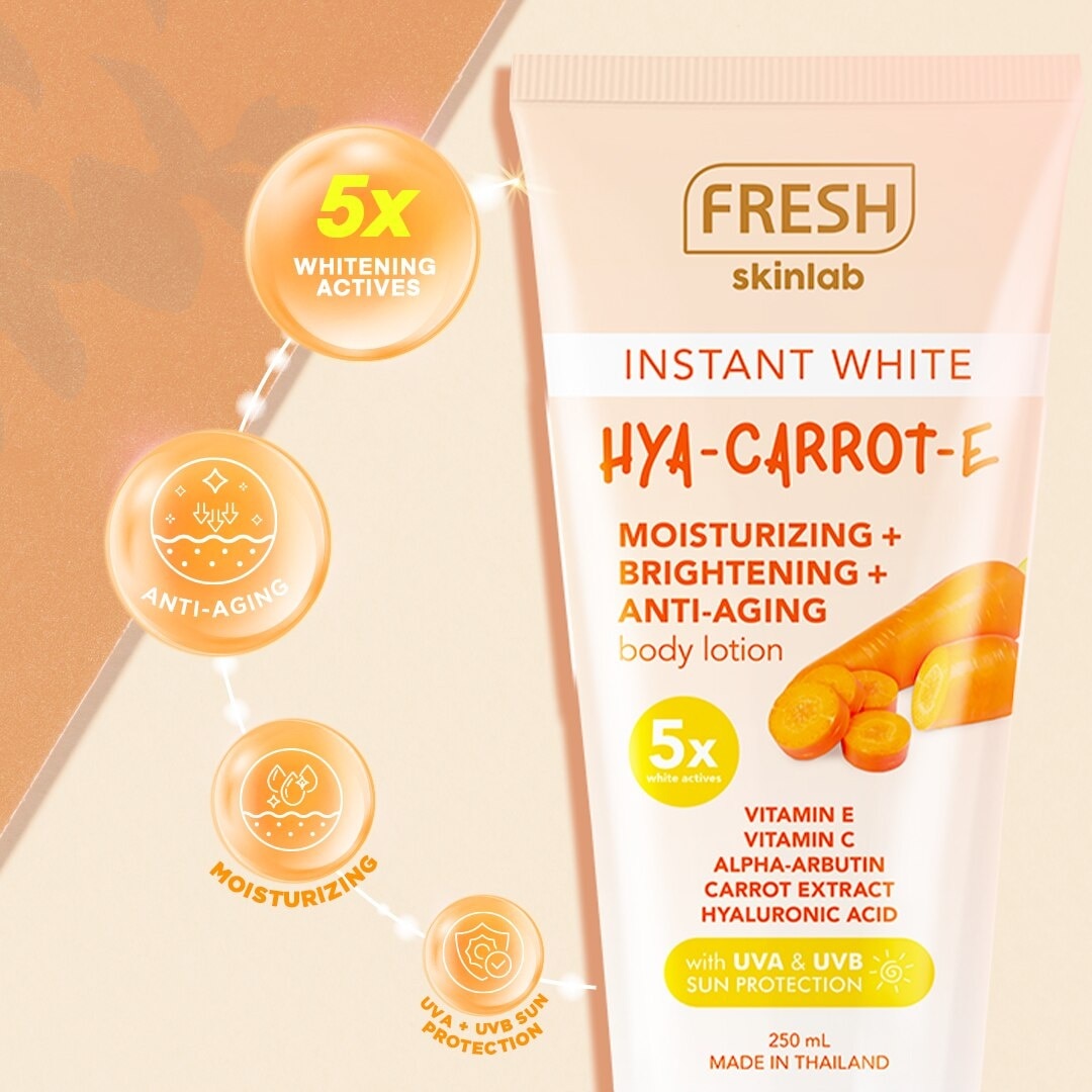 Instant White Hya-Carrot-E Body Lotion 250ml