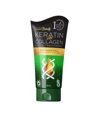 ARGAN BEAUTY Keratin With Collagen Anti-Hair Fall Treatment 180ml Buy 1 Take 1