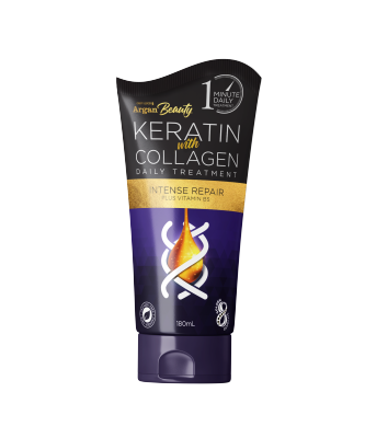 ARGAN BEAUTY Keratin With Collagen Intense Repair Treatment 180ml Buy 1 Take 1