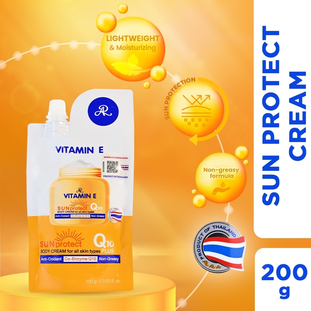 Vitamin E Sun Protect Q10 Plus Body Cream 100g